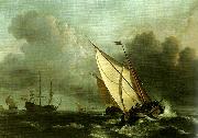 a rising gale willem van de velde  the younger